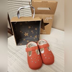 Ju-ju-be Eco Steps Baby Mary Jane Shoes Coral 2 (6-9 Mos)